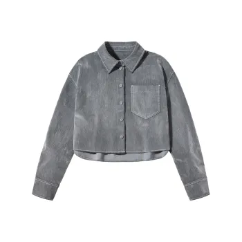 PSO Brand WHITE Series Shirt Women's Gray
