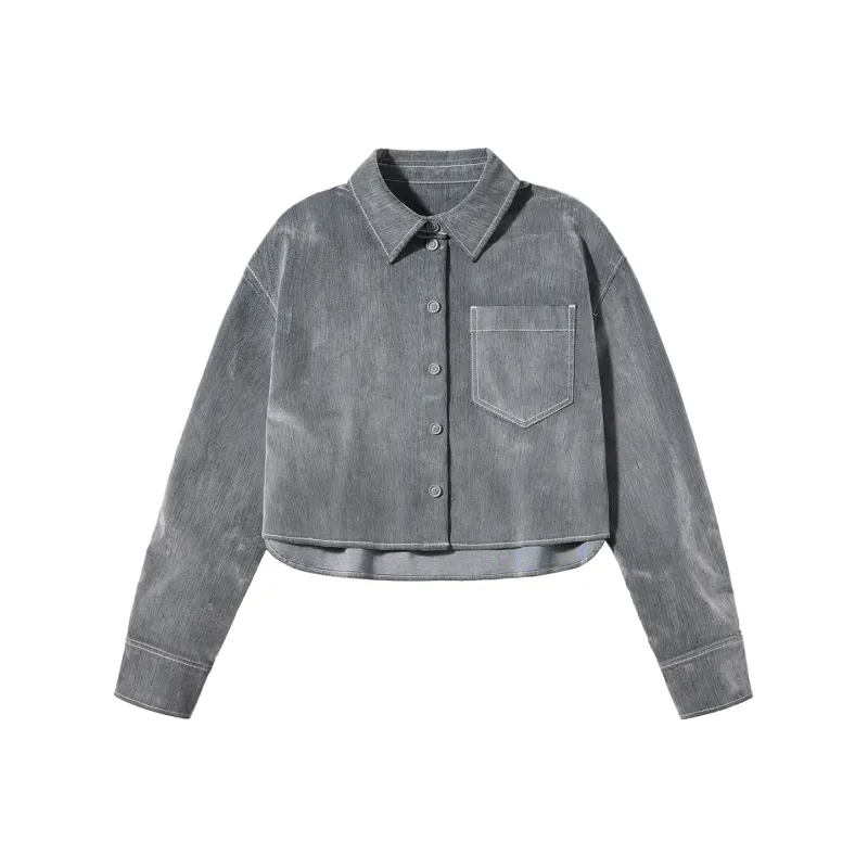 PSO Brand WHITE Series Shirt Women's Gray-0