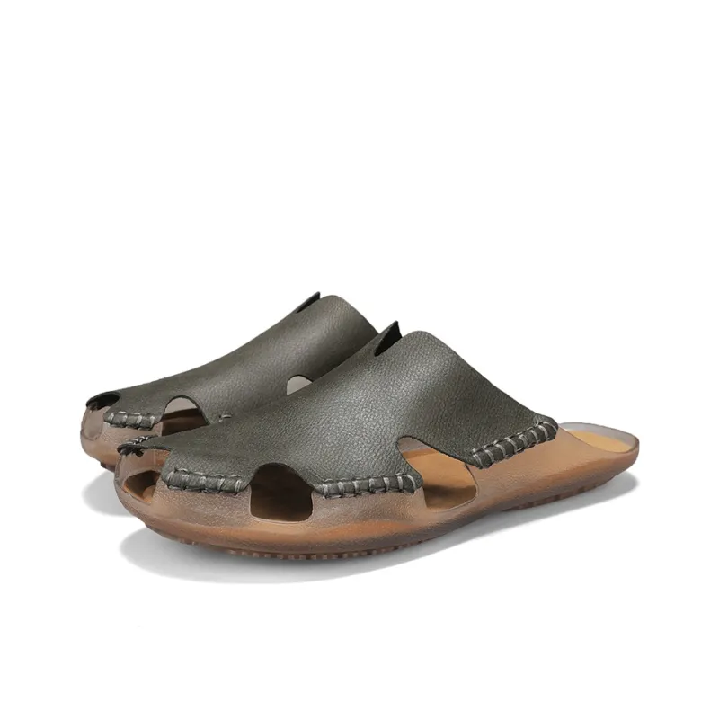 Motion Armor Quiet Odor Resistant Abrasion Resistant Slip Resistant Closed Toe Slippers Men's-7