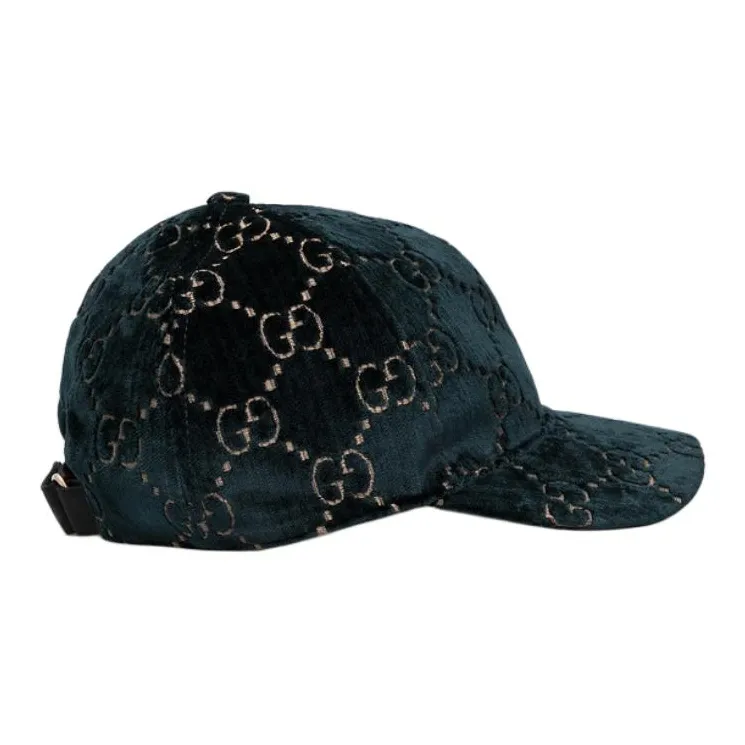 GUCCI Viscose, Silk, Cotton, Polyester, Nylon Baseball Caps Women's Black-1