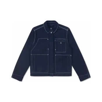 Converse Indigo Chore Jackets Coats Women's Dark Blue