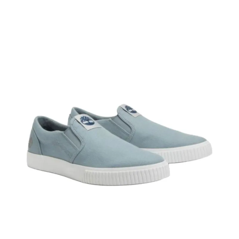 Timberland Anti Slip Wear Resistant Low Top Skateboard Shoes Men's Blue-2