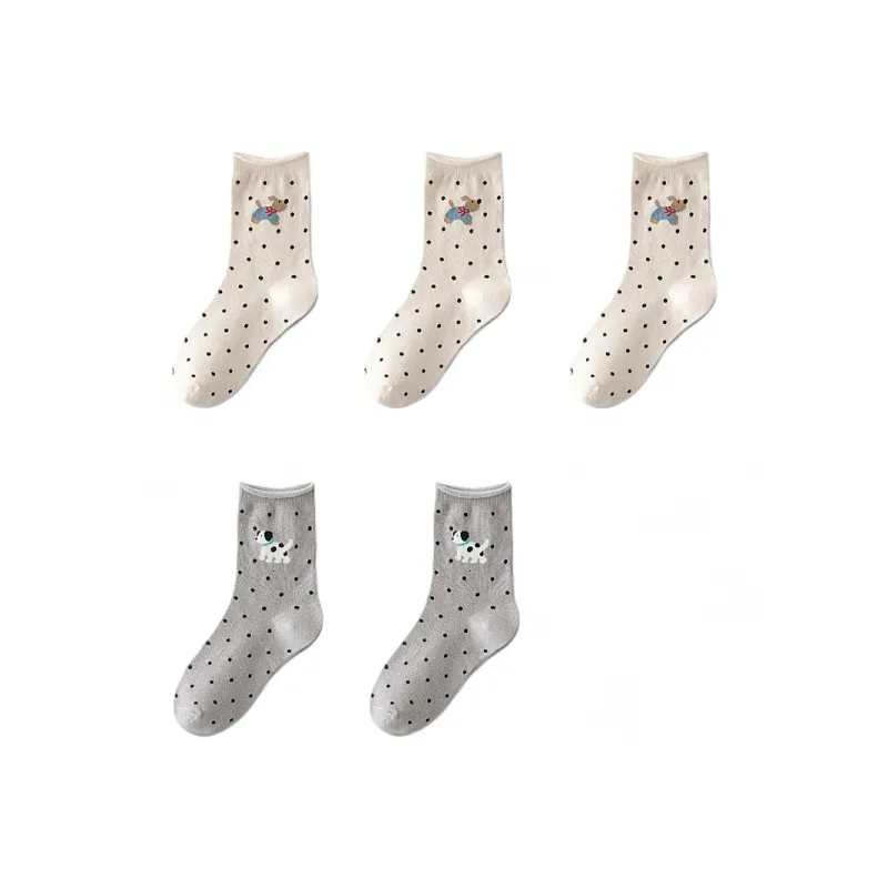 H YXIANG Mid Calf Socks Women's Combo Set-32