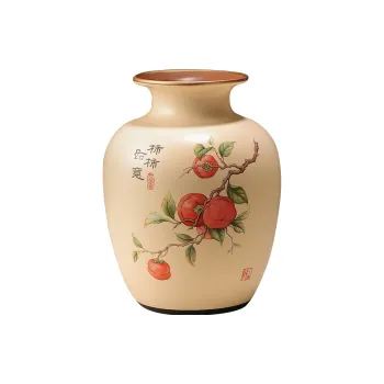 Watermelon Vine Ceramic Vase Decorative Item