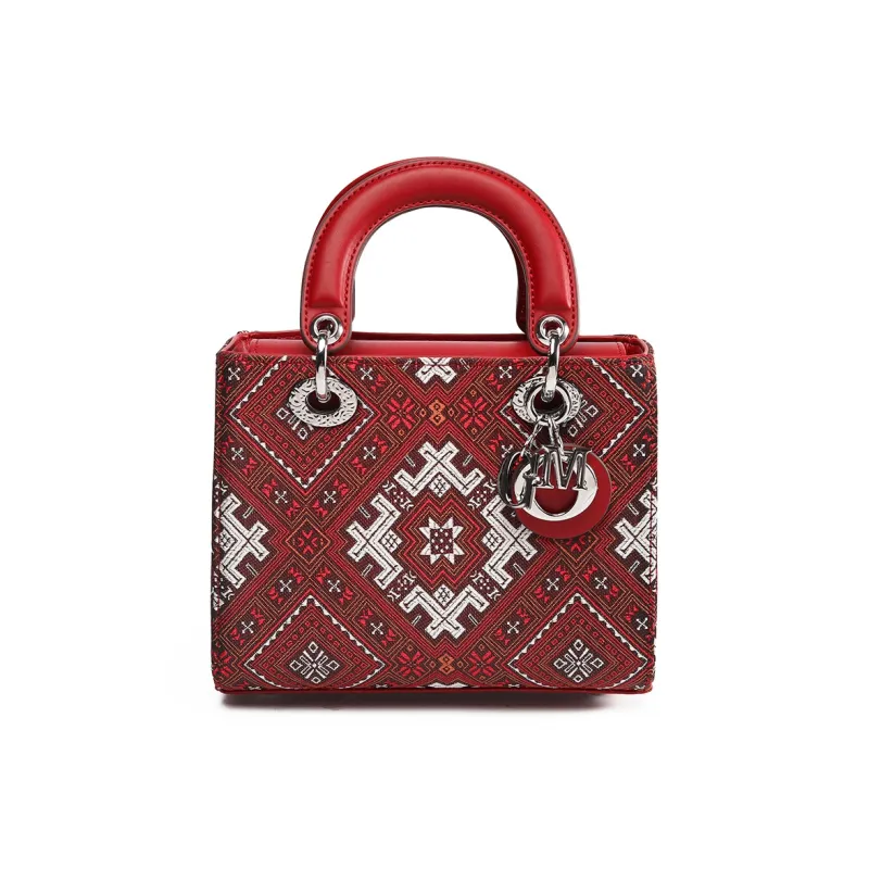 MISS GAIL Synthetic Leather Shoulder Bag, Crossbody Bag, Handbag Women's Red-2