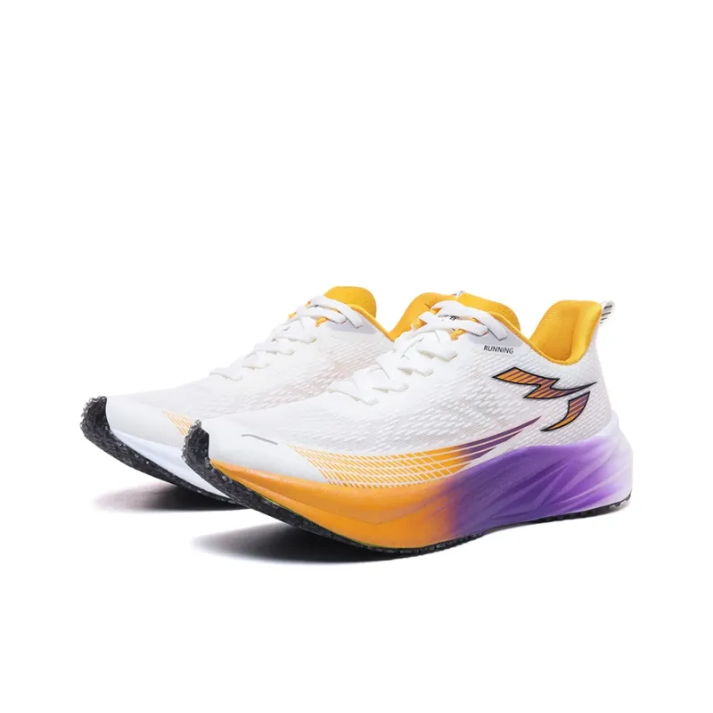 WANBUZHE Running Shoes Unisex Low Top Purple/Yellow-1