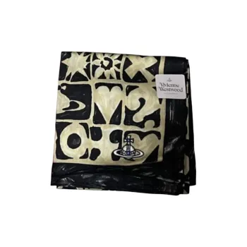 Vivienne Westwood Silk Scarves Unisex Black