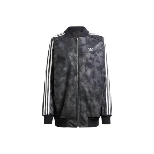 adidas merch Originals Premium Sst Luxe Track Top Jackets Coats Women's Black