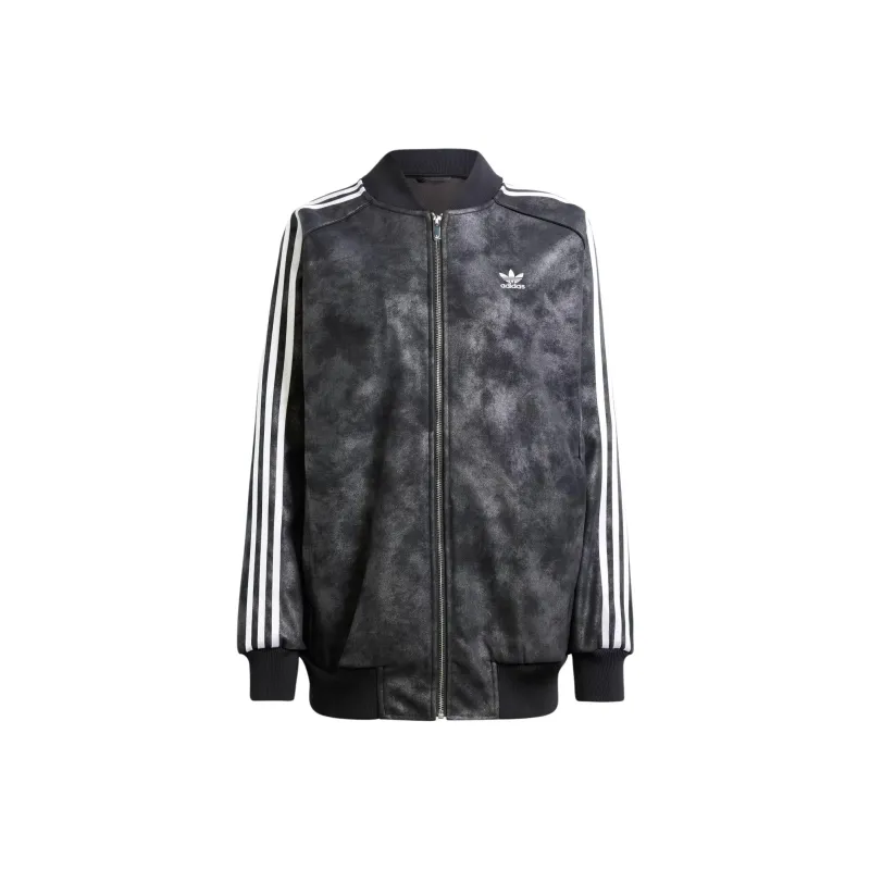 Adidas Originals Premium Sst Luxe Track Top Jackets Coats Women's Black-0