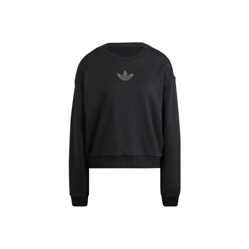 Adidas Originals Embellished Sweatshirt Sweatshirt Women's Black-0