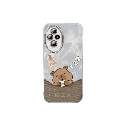 CASETIFY PC+TPU Material Busy Sleeping Phone Cases Compatibility With HUAWEI Pocket 2