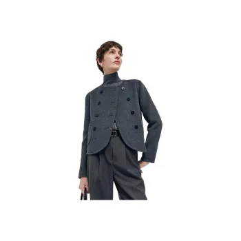 GOELIA Jackets & Coats Women's Dark Heather Gray