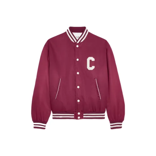 CELINE Teddy Jacket In Nylon Burgundy