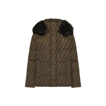 FENDI FW21 Down Jacket Women's Brown