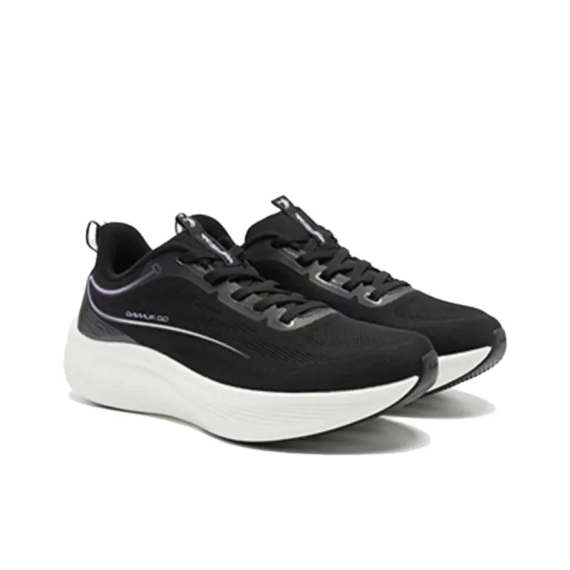 QIAODAN Q LITE 6.0 Breathable And Lightweight Low Top Casual Running Shoes Women's Black-2