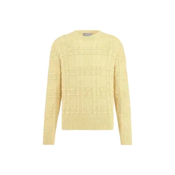 DIOR Cashmere Sweater Men's Yellow