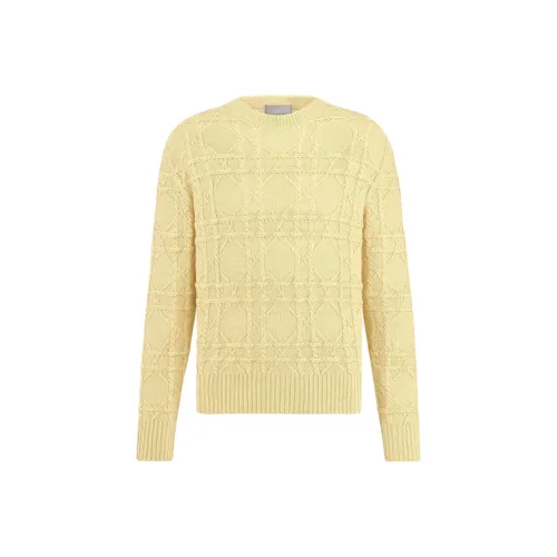 DIOR Cashmere Sweater Men's Yellow