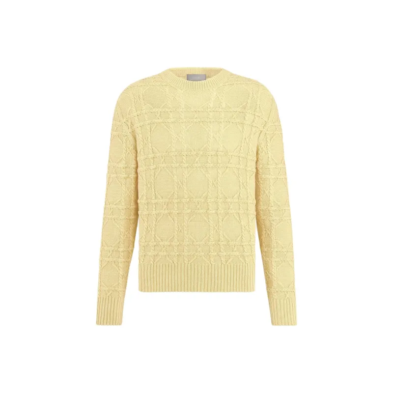 DIOR Cashmere Sweater Men's Yellow-0