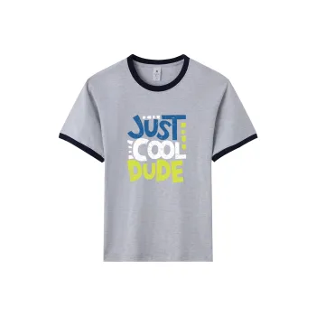 TEME T Shirt Women's White Heather Gray & Black