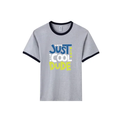 TEME T Shirt Women's White Heather Gray & Black