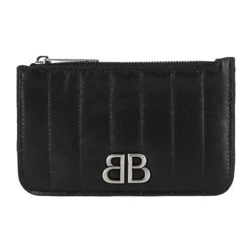 Balenciaga Logo Card Holder Women's Black
