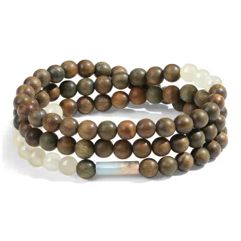 ZKY Shoushan Stone Jade Bracelets Unisex