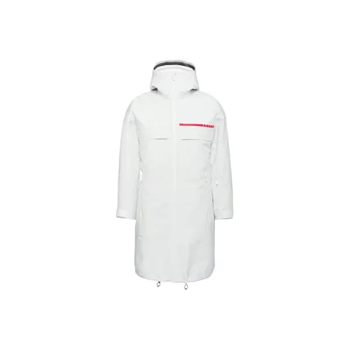 PRADA Gore-Tex Pro Padded Jacket Jackets Coats Women's Pink White