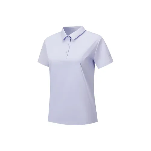 XTEP Variety Training Collection Polo Shirt Women's Sheer Purple