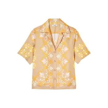 Sandro Shirt Women's Beige Yellow