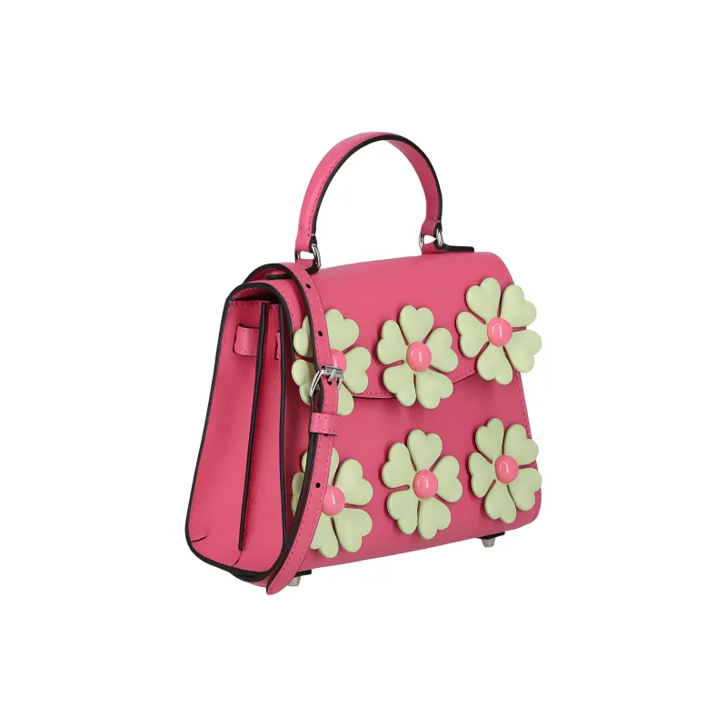 MOSCHINO Polyolefins Portable Crossbody Bag Shoulder Bag Women's Pink-1