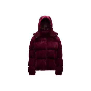 Moncler Daos Cowneck Corduroy Jacket 'Burgundy'