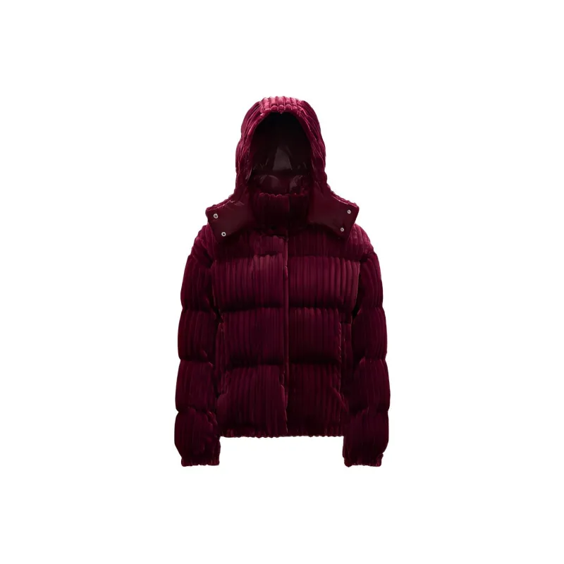 Moncler Daos Cowneck Corduroy Jacket 'Burgundy'-0