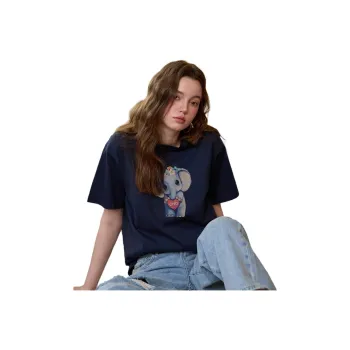  CHOCOOLATE T Shirt Women's Navy Blue