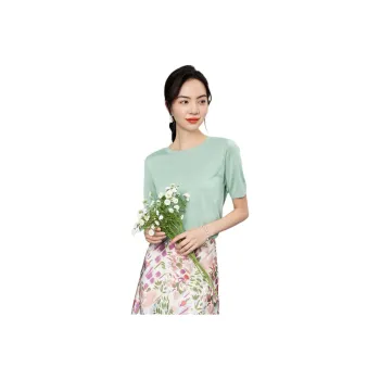 MIHUANG T Shirt Women's Light Green
