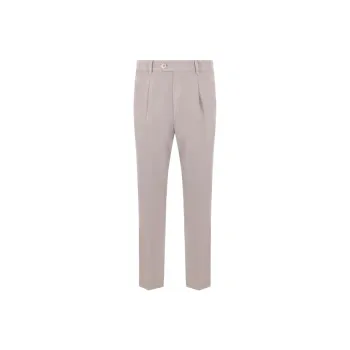 Brunello Cucinelli Leisure Fit Pleated Gabardine Trousers