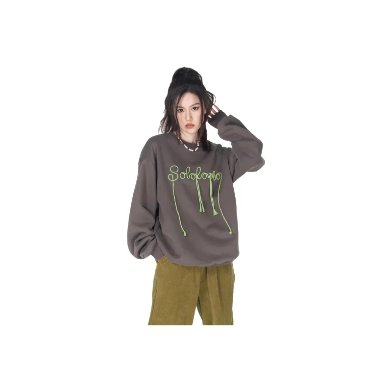 SOLOTARIO Sweatshirt Women's Gray-0