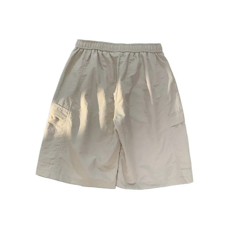 GROW DATE Cargo Shorts Unisex Black-26
