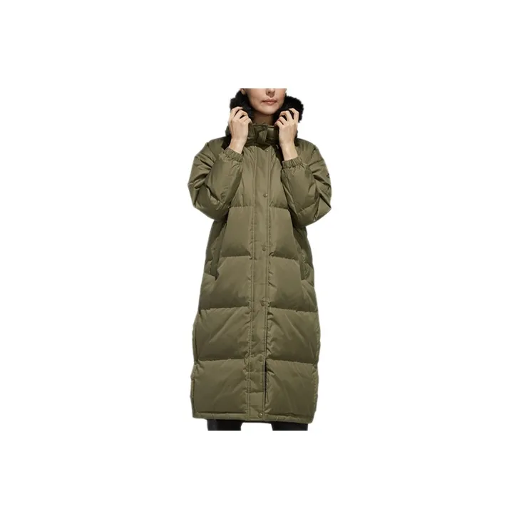 Adidas Down Jackets Women's Original Khaki Brown-0