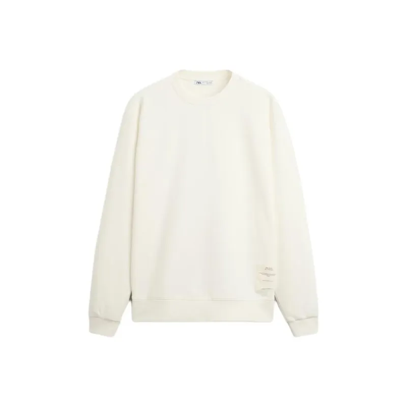 ZARA Sweatshirts Men White-0