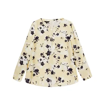 Yiner Shirt Women's Light Yellow