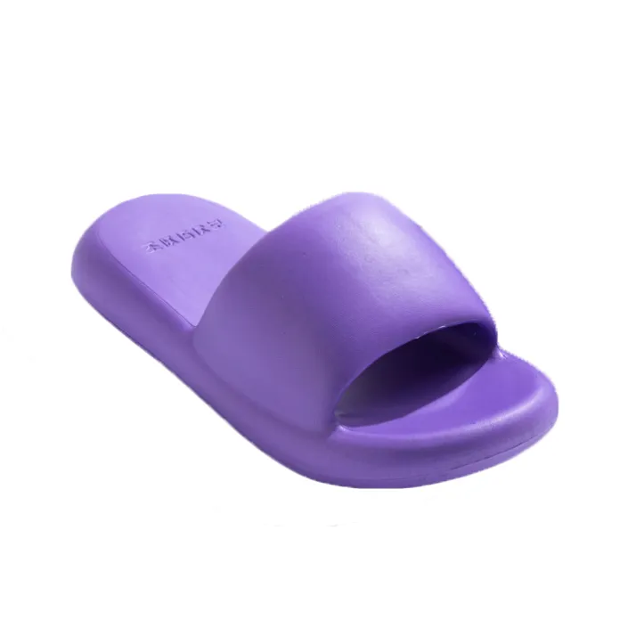 LURAD Slide Slippers Unisex Pink/Fruit Green/Dark Purple/White/Black/Khaki/Gray-6