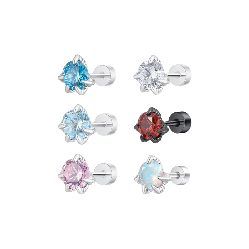 MISS XIA JWY Titanium Steel Stud Earrings Unisex-85