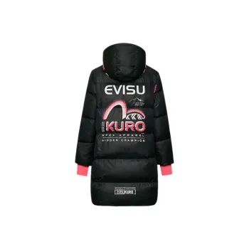 EVISU Down Jackets Unisex Black