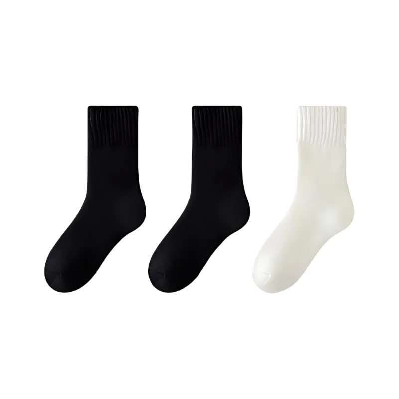 H YXIANG Mid Calf Socks Women's Combo Set-18