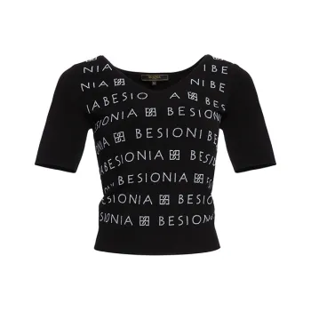 BESIONIA T Shirts Women's Black