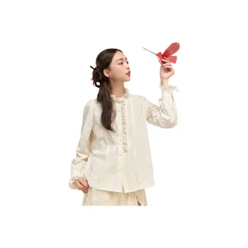 ZIHAN Shirt Women's Creamy White