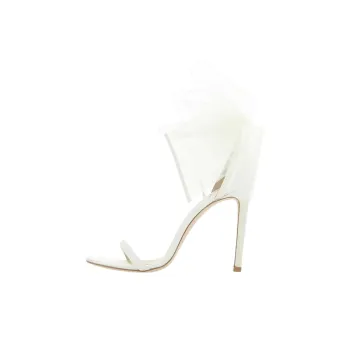 Jimmy Choo Aveline One Strap Sandals 10cm Women's White