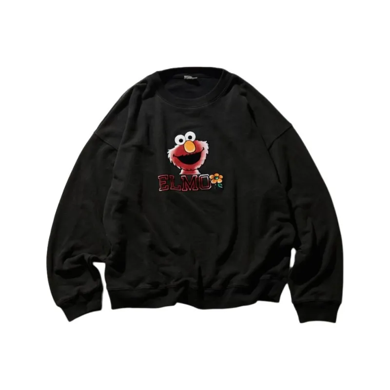 FREAK'S STORE x SESAME STREET Sweatshirt Men's Black-0