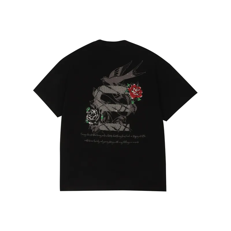 ED HARDY X T Shirt Unisex Black-1