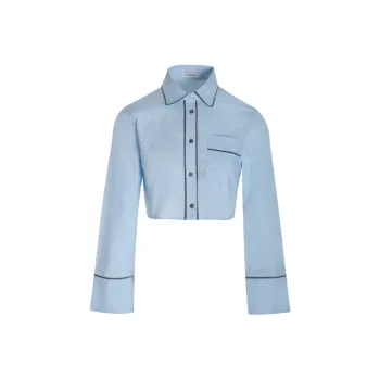 Little Pull Shirt Women's Sky Blue